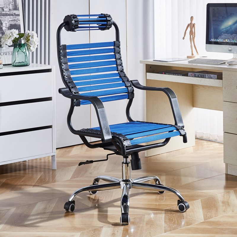 直营时尚健康椅简约人体工学电脑椅休闲办公椅弓形椅