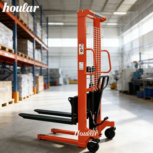 MS单门架手动堆高车（载重500kg/1000kg/2000kg升高1.6米）