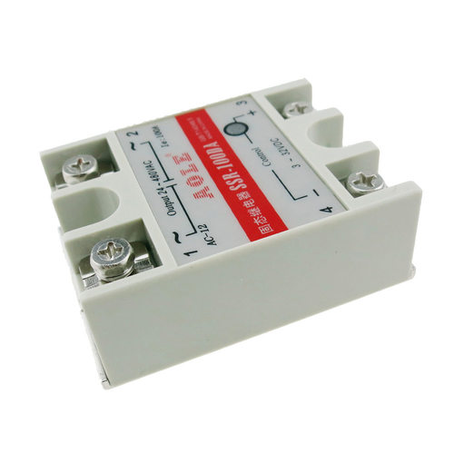 SSR-100DA单相固态继电器100A直流控交流阳明型DC12V负载220V380V