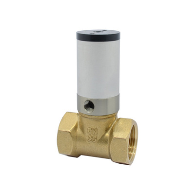 Q22HD-20纯铜气动控制阀真空流体水用控制阀流体气控管阀