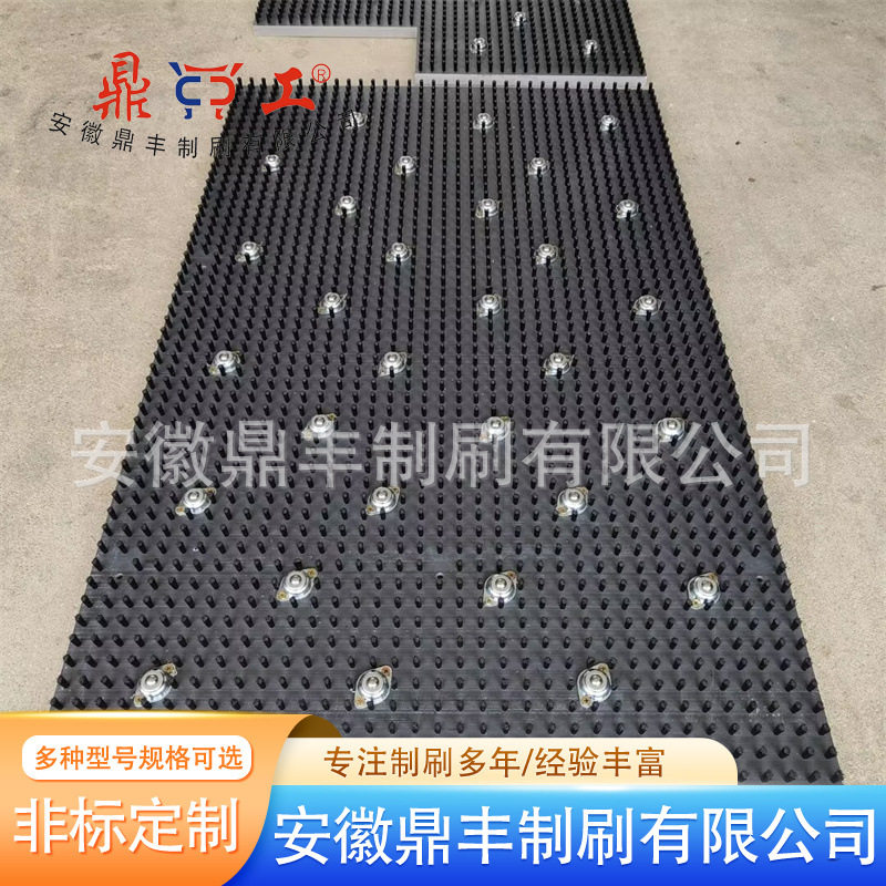 数控冲床PVC板刷钣金物料缓冲工作台面毛刷板平台减震尼龙平板刷图片