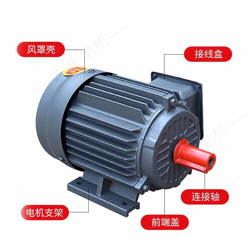 厂家现货YE2 6极卧式三相异步电动机铸铁铜线电机YE2-100L-6-1.5