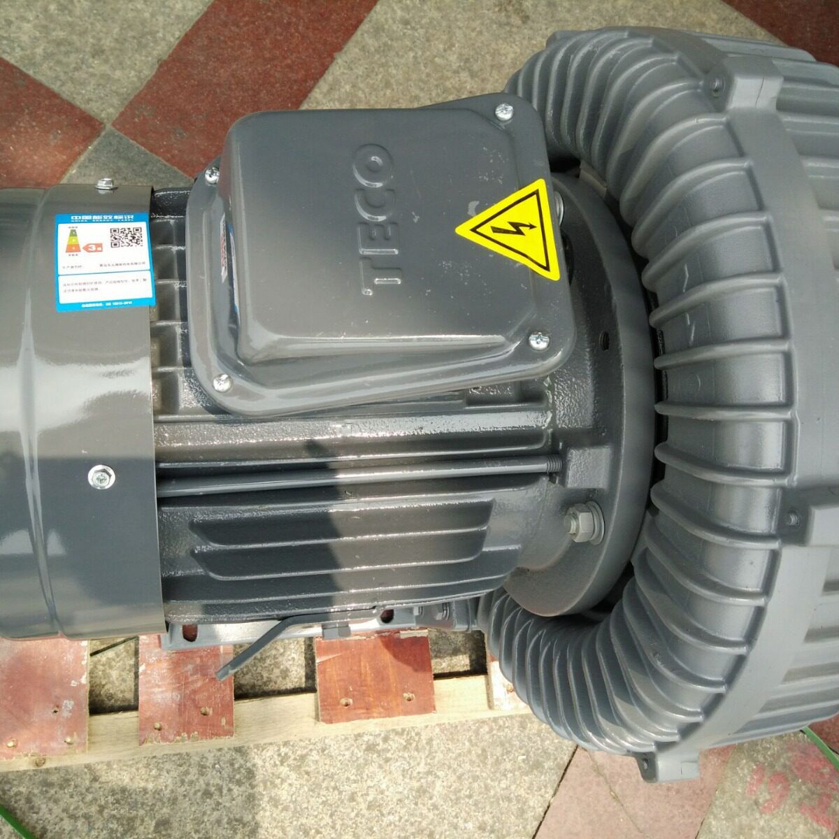 东元高压风机RB-077 7.5HP 5.5KW 2P 3相38OV 2.5寸口径 价格优惠
