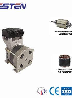 供应BST60DC12VDC24V1L便携式制氧机用微型直流空压机定无添油制