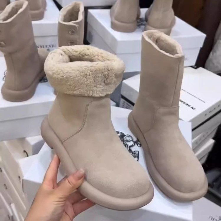 长筒雪地靴女冬加绒加厚2025年新款过膝长靴厚底时尚百搭高筒靴
