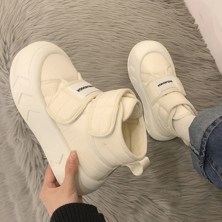 不喜棉鞋女2025冬季加绒鞋加厚新款厚底防水防滑冬天东北雪地靴