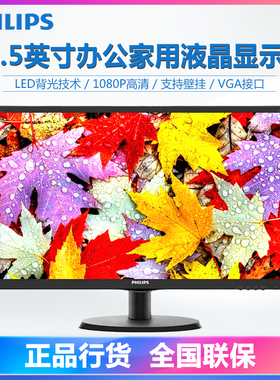 飞利浦201S8\221V8\24B2N2100\24E1N1120\272S9B办公电脑显示器屏