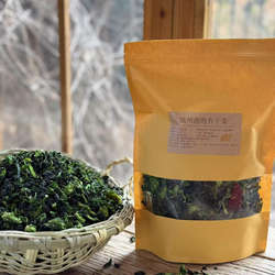 湖北随州特产万泡泡青干菜脱水蔬菜干嫩菜心干菜芯干油菜干青菜汤