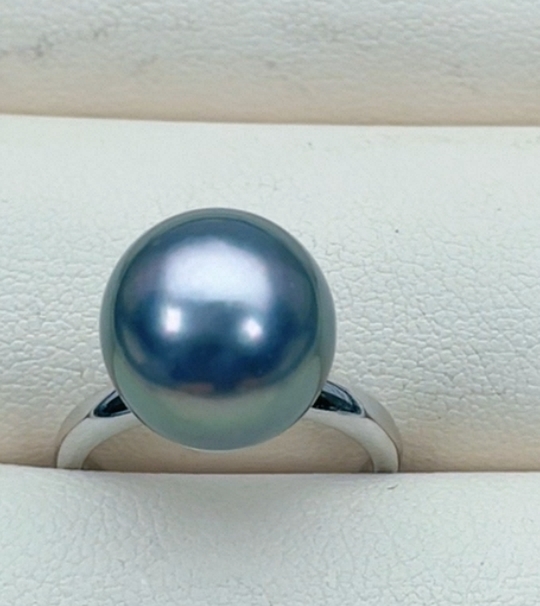 12.4mm海水大溪地戒指微瑕秒