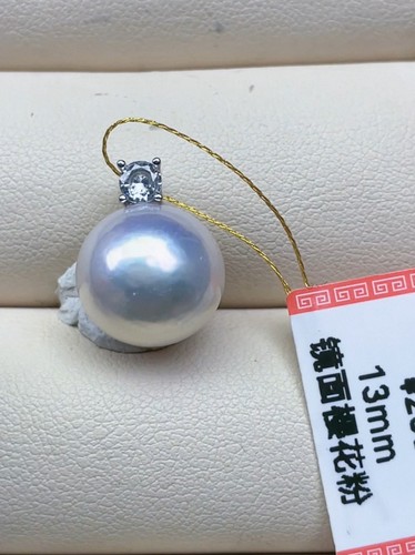 13mm炫彩极光微微瑕淡水珍珠炸