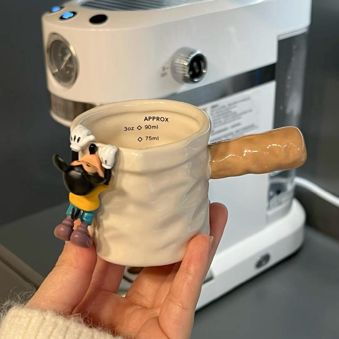 【新家的100个快递】咖啡小奶盅萃取杯陶瓷奶罐量杯带刻度高颜值