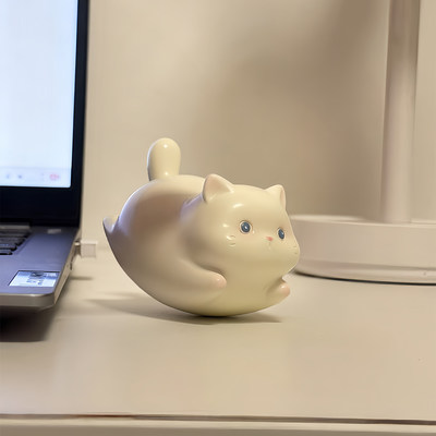 桌面摆件可爱小猫办公室工位解压客厅装饰品入户玄关装饰2026新款