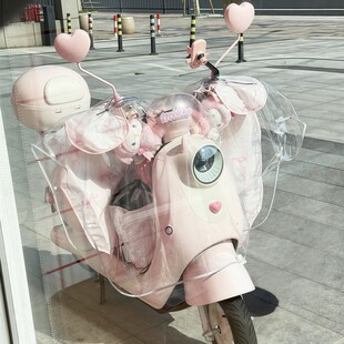 电动车挡风被防暴雨罩电瓶车专用车头罩防水加大加厚防尘雨披雨衣