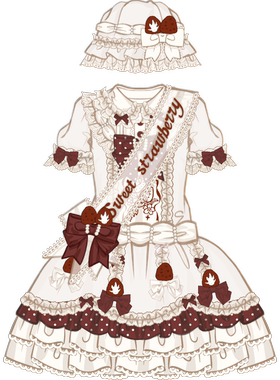 【意向金】草莓林 神仙猫Lolita原创设计日常轻lolita洋装连衣裙