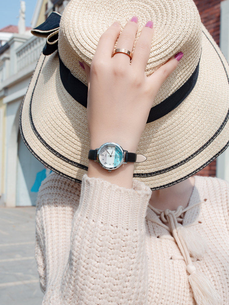 珂紫kezzi手表女可爱的少女手表学生时尚小清新日韩版防水休闲