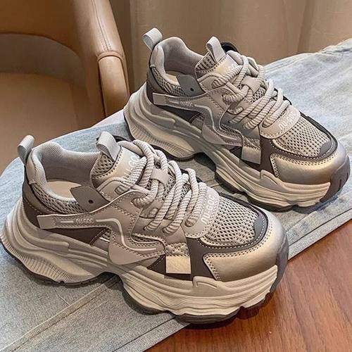 炸街厚底爆款休闲显脚小运动鞋