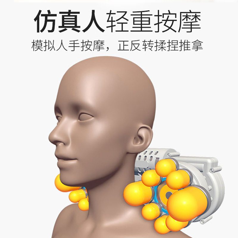 肩颈椎按摩器颈部腰部肩部脖子背部电动仪按摩枕头多功能全身