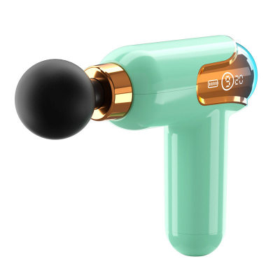 液晶智能控频MINI筋膜枪 迷你便携式usb全身按摩器电动颈膜枪