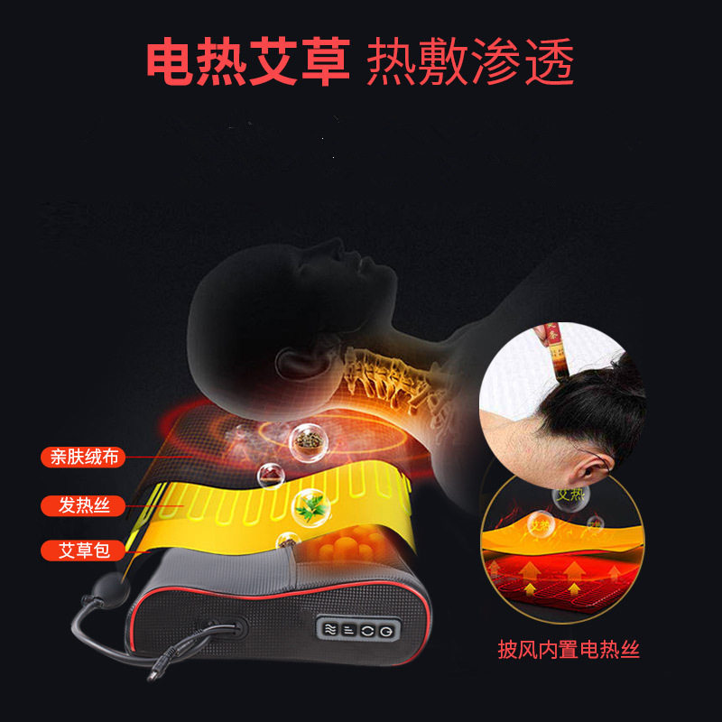 肩颈椎按摩器颈部腰部肩部脖子背部电动仪按摩枕头多功能全身