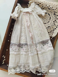 4分bjd娃衣 成品复古睡裙月光首团 三分娃衣