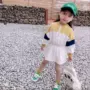 Váy bé gái cổ tích nhỏ tươi phổ biến mùa thu thu đầu mùa thu da lộn thể thao váy mới thoáng khí - Trang phục thể thao quần áo tập gym nữ adidas chính hãng