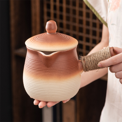 可干 干烧陶土罐罐壶带盖子煮奶茶壶家用烤炒茶热温奶炖梨罐围炉