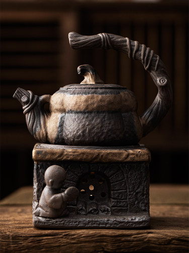 泡茶壶烧煮日式粗陶功夫套装