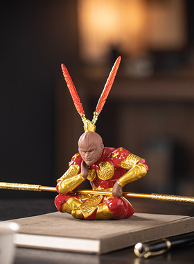 陶瓷孙悟空摆件齐天大圣美猴王