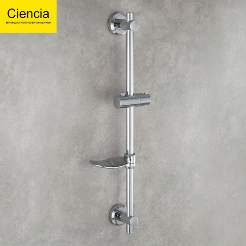 免打孔浴室花洒升降杆手持花洒座滑竿孔距可调节淋浴杆喷头支架