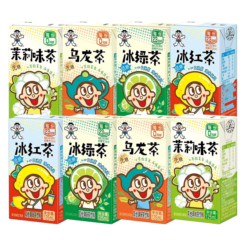 旺旺125ml茶饮料混合口味
