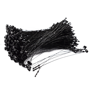 子母扣手穿针衣服标签吊牌线吊牌穿针吊牌绳塑料吊牌挂绳服装吊针