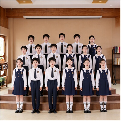小学生合唱演出服装诗歌朗诵表演服儿童演讲校服幼儿园园服毕业照