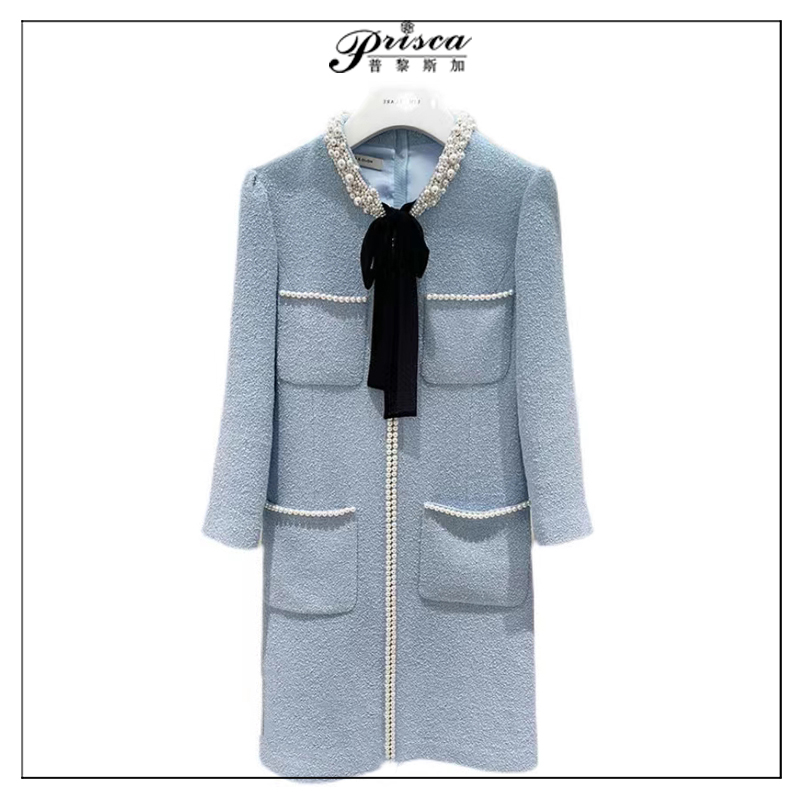 高端2022新款时尚小香风连衣裙女