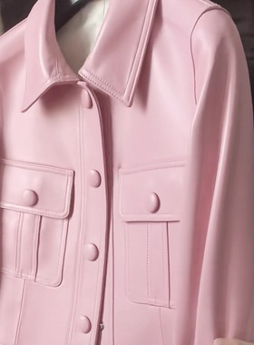 海宁真皮皮衣女2025新款春秋时尚休闲小外套显瘦短款绵羊皮皮夹克