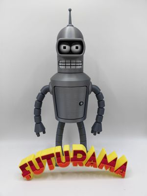 飞出个未来 Futurama 班德 Logo 立体字体 立牌 铭牌 标志 摆件