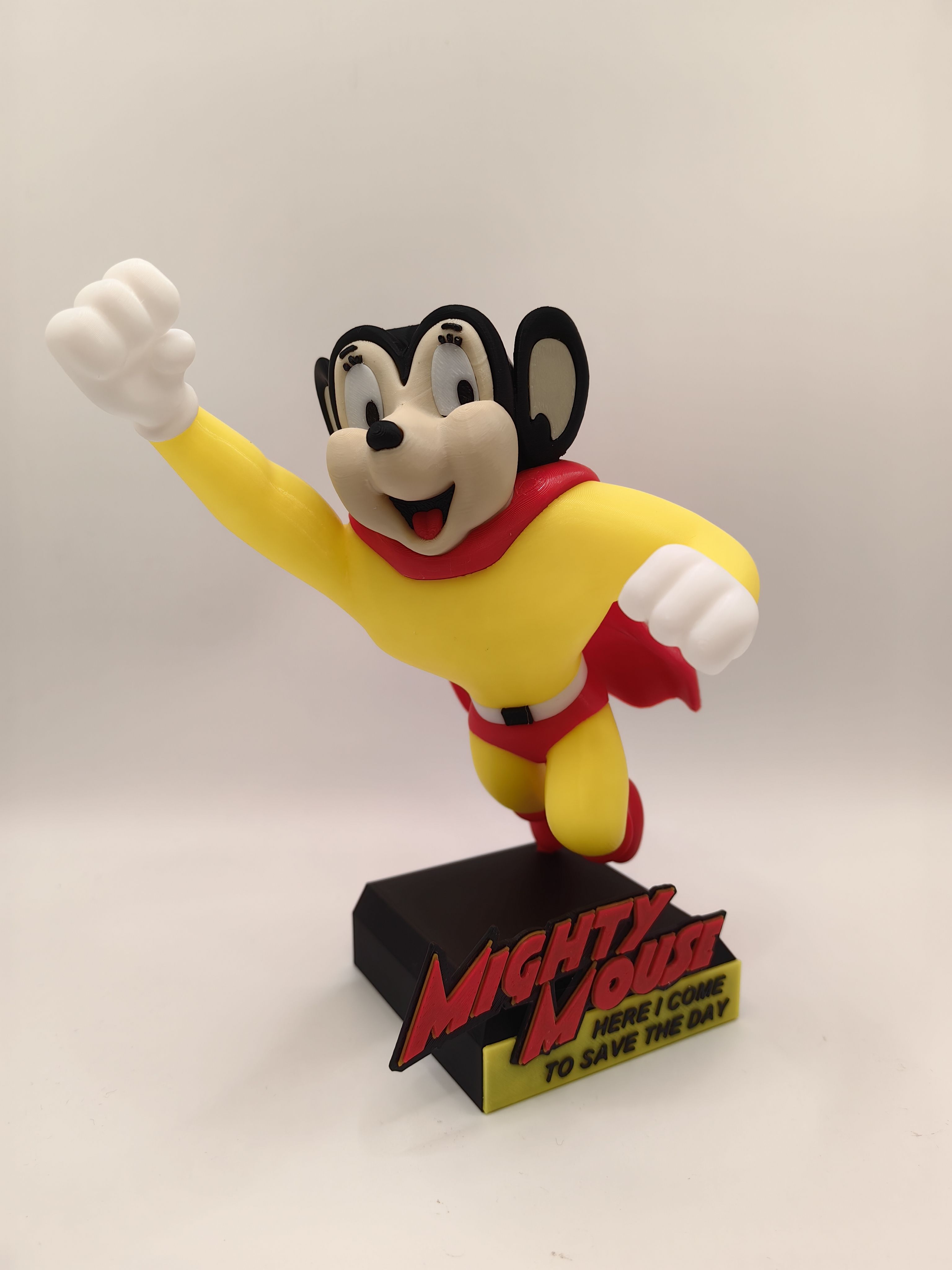 太空飞鼠 大力鼠 Mighty Mouse 手办 摆件
