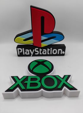 PlayStation & Xbox GameBoy Logo  立体字体 立牌 高颜值 摆件