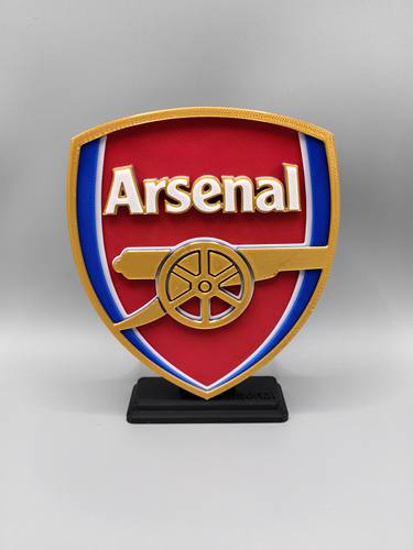 阿森纳 阿仙奴 Arsenal 英超 队徽 Logo 立体字体 立牌 铭牌 标志