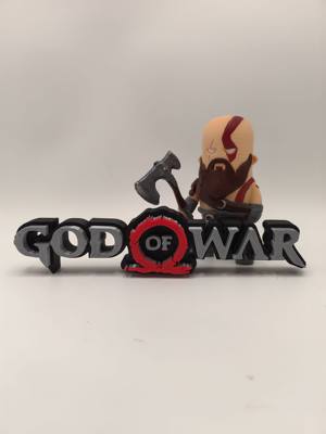 战神 God of war Logo 标志 招牌 手办 摆件