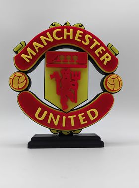 曼联 队徽 Manchester Logo  立体字体 立牌 招牌 潮玩  摆件