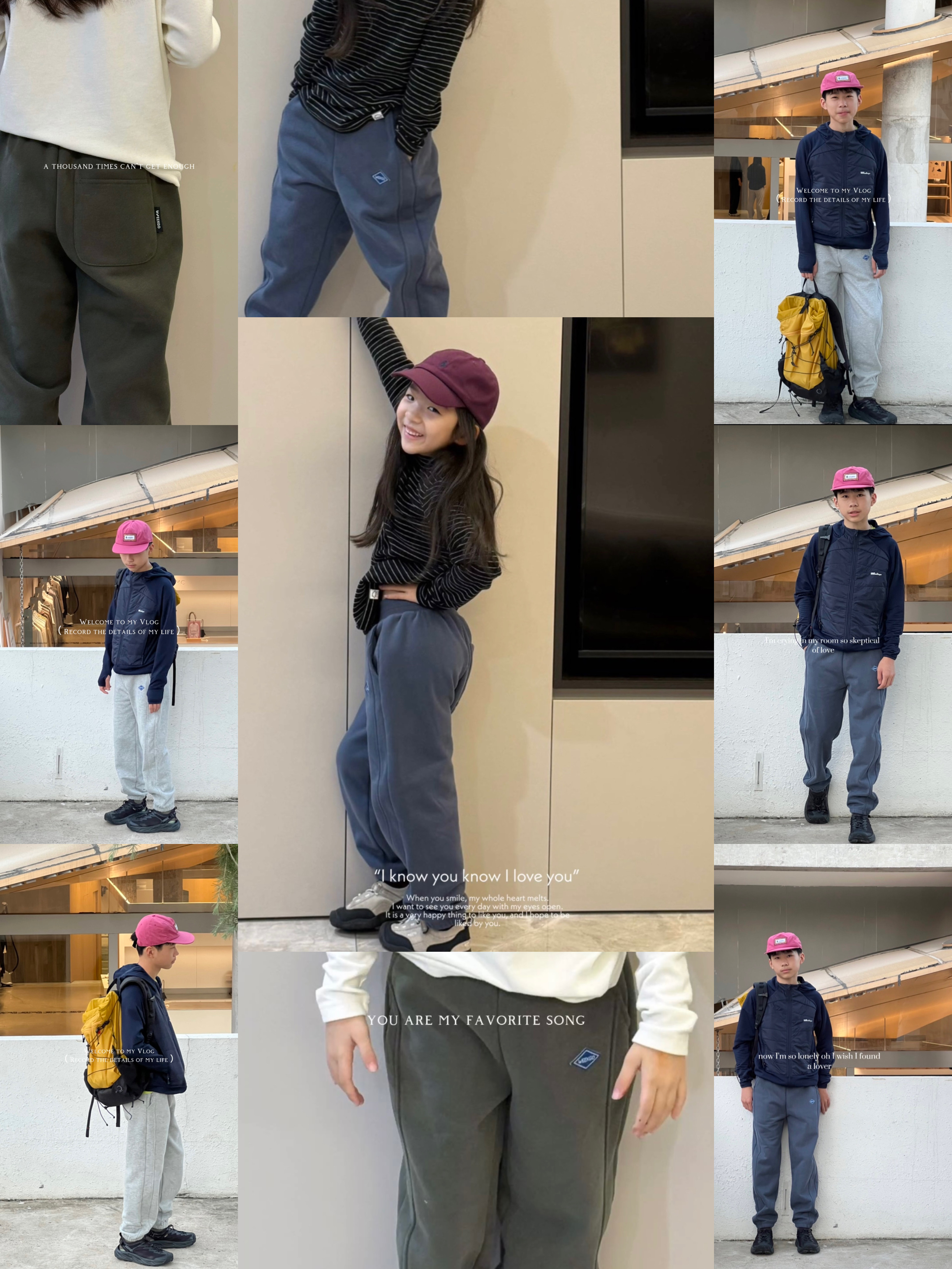 weekgo周走静电清零暖意加满儿童户外恒温抗静电自发热加绒运动裤