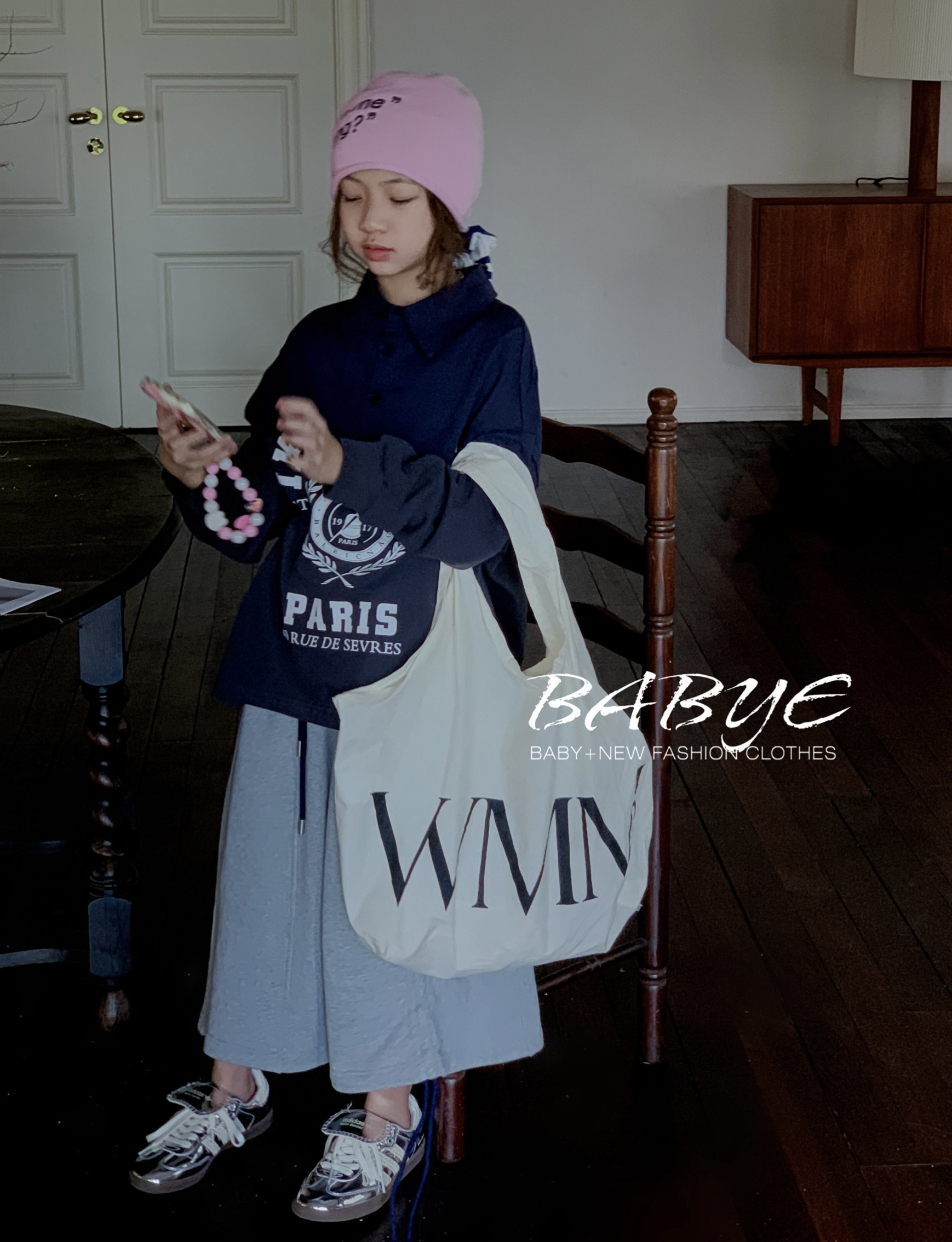 亲子韩国潮ins儿童布袋女童大容量托特袋休闲百搭手提女环保袋