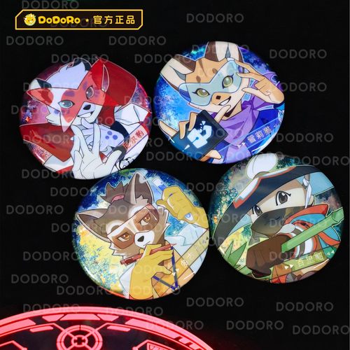 猫爪怪探团定格系列徽章任选|多多罗官方吧唧|购物车满29元包邮