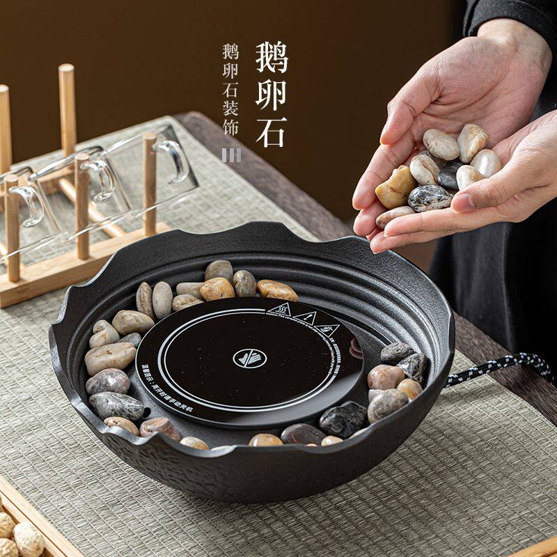 家用电陶炉围炉煮茶室内网红全套煮茶花茶茶具套组玻璃茶壶煮茶器