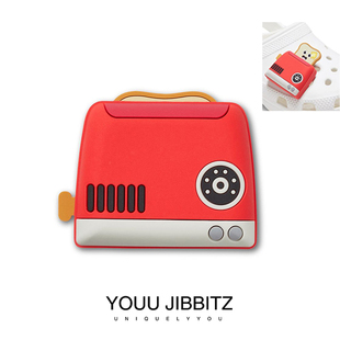 洞洞鞋配饰新款鞋花 高级感鞋上装饰品DIY配件可爱卡通立体吐司机