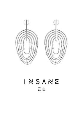 INSANE云山气系列原创设计质感轻奢简约高级感耳钉