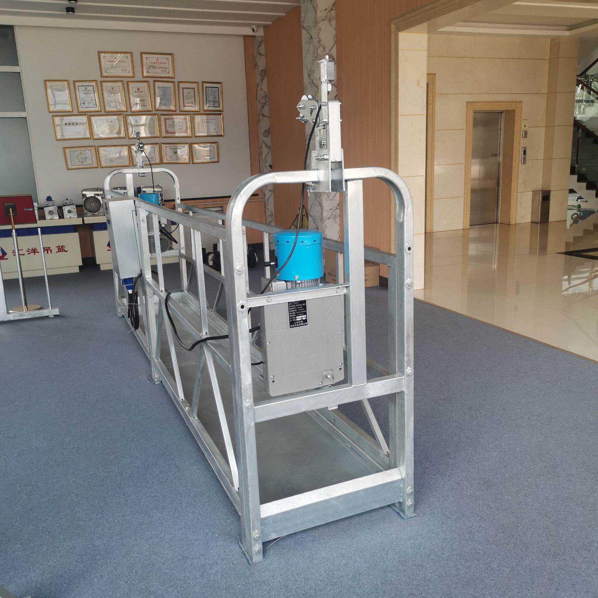 宿州建筑工程电动吊篮 外墙粉刷施工建筑吊篮 高处作业吊篮厂