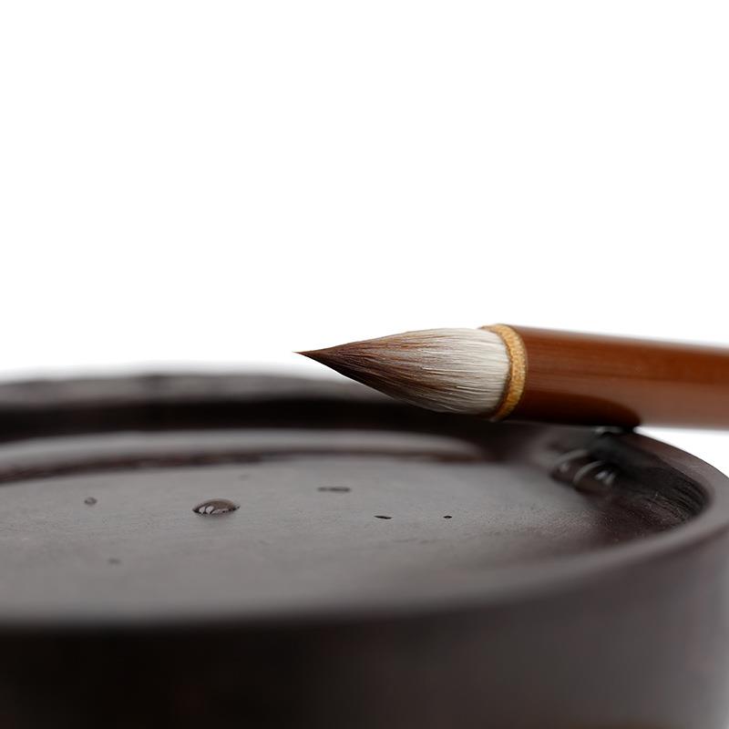 小楷毛笔仿古小号鸡距笔兼毫短锋蒜头笔书法抄经练习蝇头毛笔单支