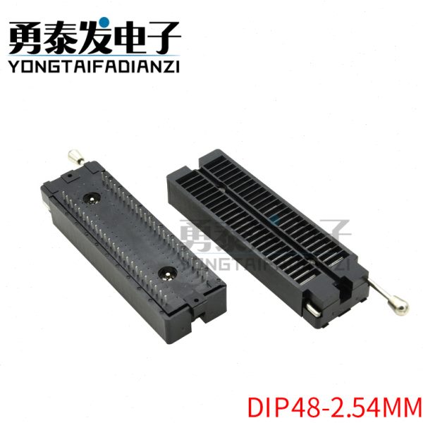 锁紧座 IC插座24P 28P 32P 40P 48P IC测试座2.54MM