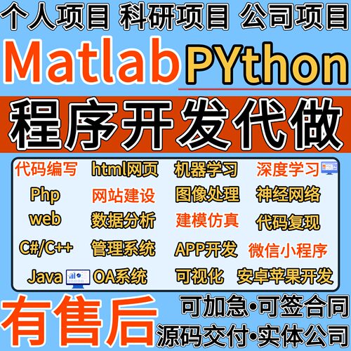 编程服务小程序网页系统程序代写